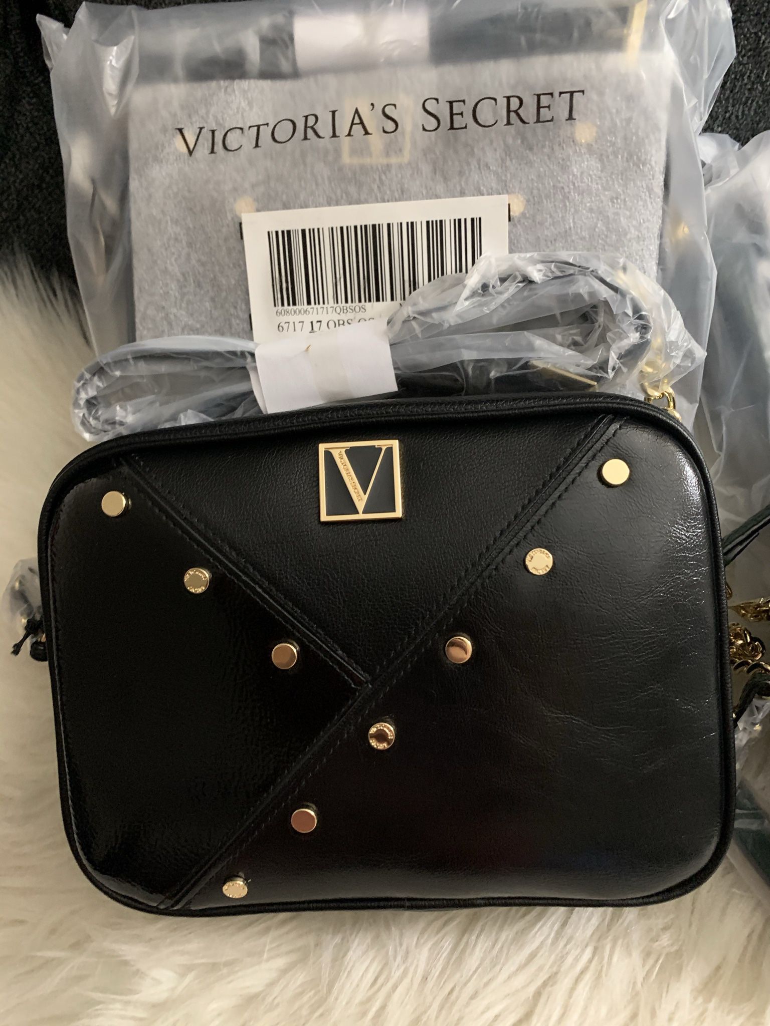 Victoria's Secret The Victoria Top Zip Camera Bag Crossbody Sling