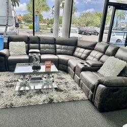 Stunning Living Room Furniture NOW Up To 80% OFF Get This Reclining Sectional NOW (Limited-Time Sale)