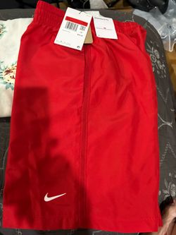 Boys Red Nike shorts