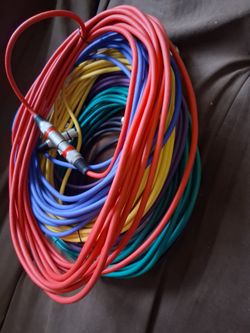 25FT XLR CABLES  ( NEW ,,,NEVER USED  )