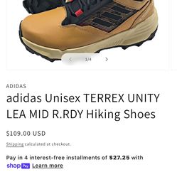 Terrex hiking boots size 12