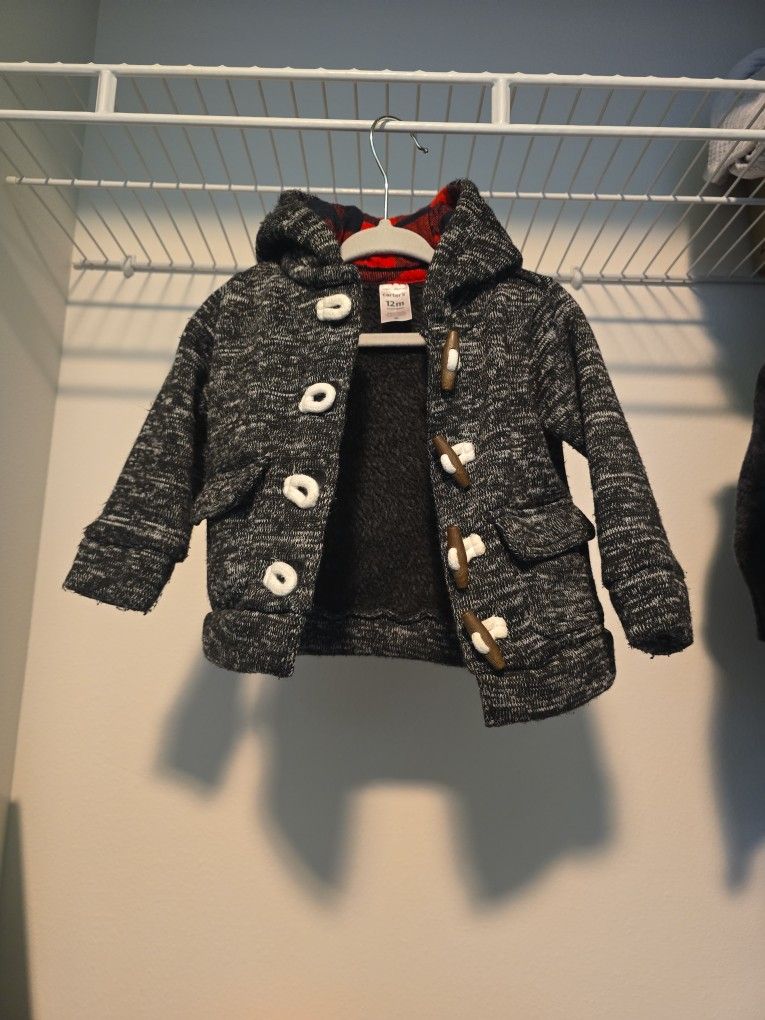 12month Jacket With Hood .Great Condition