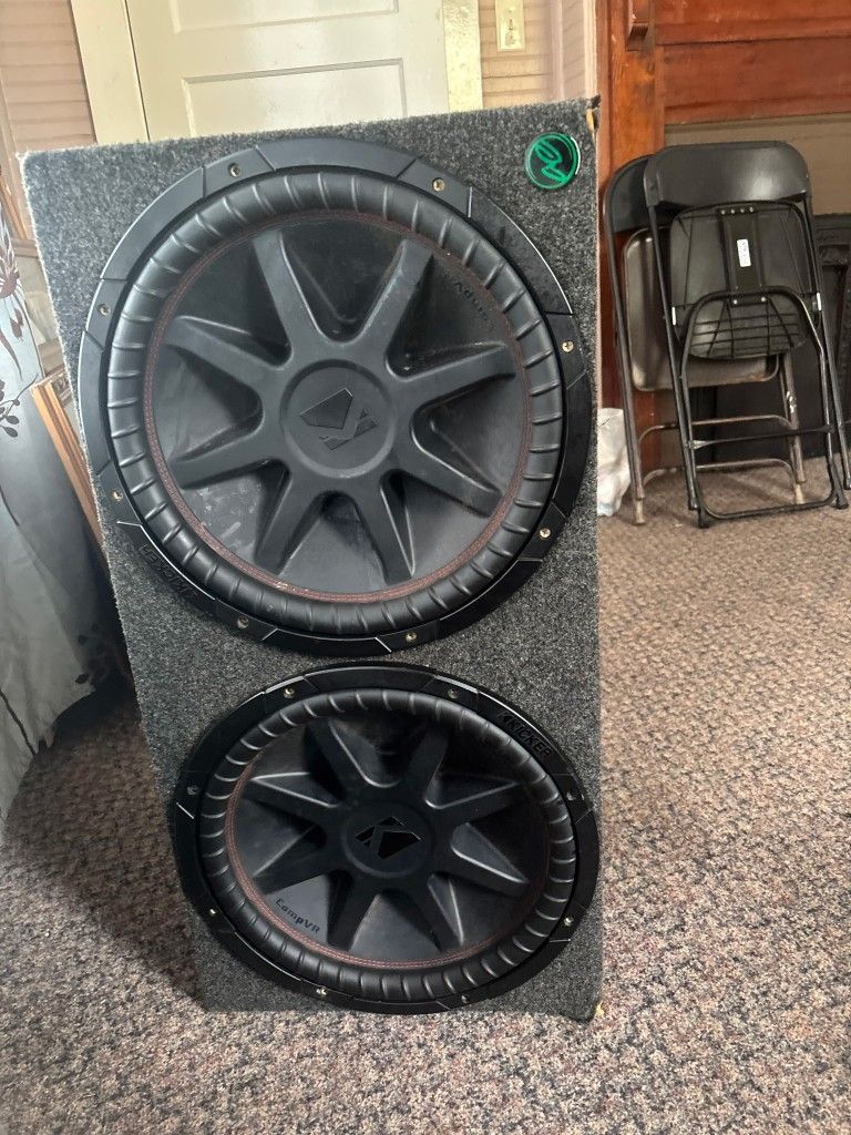 15' Kenwood Sub Speakers And 4000 Watt Amp