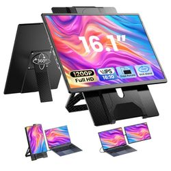 Laptop Screen Extender – 16.1” 1200P Portable Monitor (NEW)