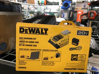 🔋 DEWALT 20V MAX USB Charging Kit – DCB094K ⚡️