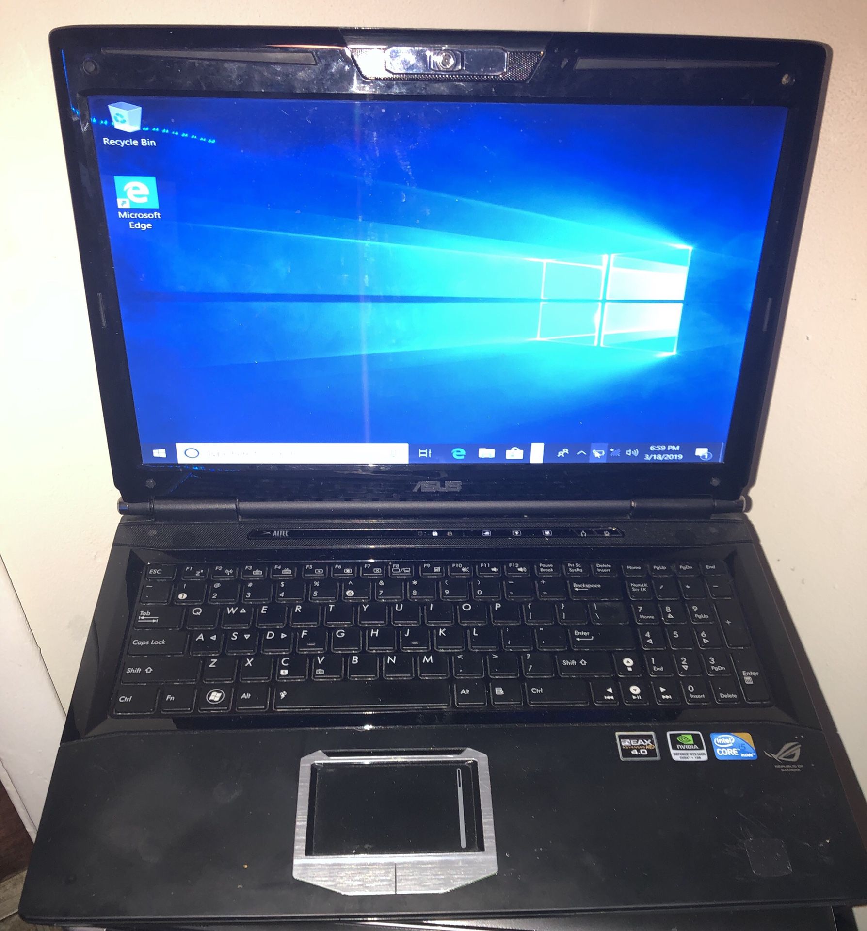 Super 16” Asus G60j i5 Gaming Laptop w/Windows 10