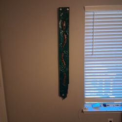 Wood Carving Of Snake In Water