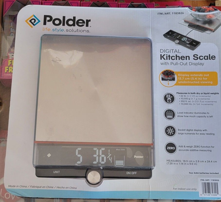 New Polder Kitchen Scale