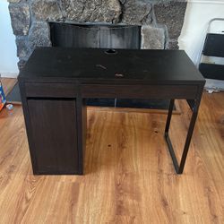 Brown Black Computer Desk 