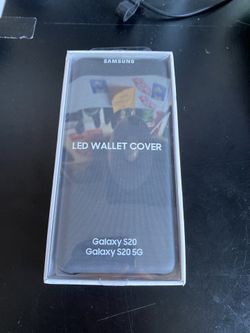 LED WALLET COVER For Galaxy S20 and S20 5G