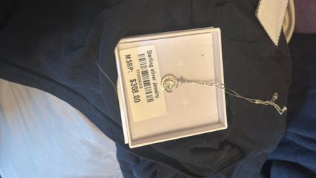 Sterling silver horse necklace