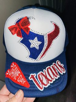 Adjustable Texans Cap With Mesh In Back