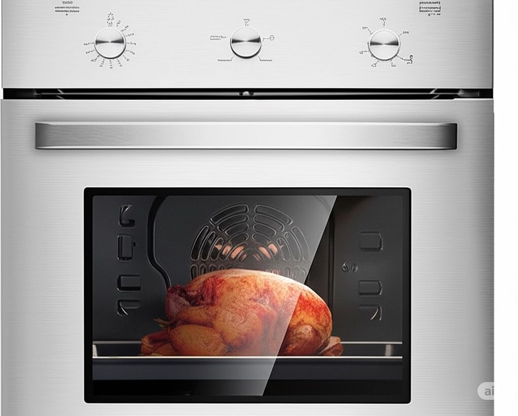 🔥 Empava EMPV-24WO08 24" Gas Wall Oven Stainless Steel w Convection & Rotisserie Brand New Unopened