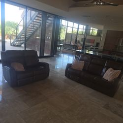 Flexsteel Reclining Sofa & Love Seat