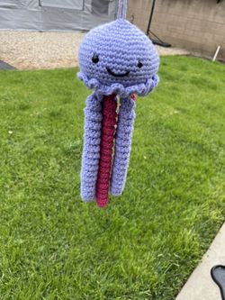 Crochet Jellyfish Plush For Babies