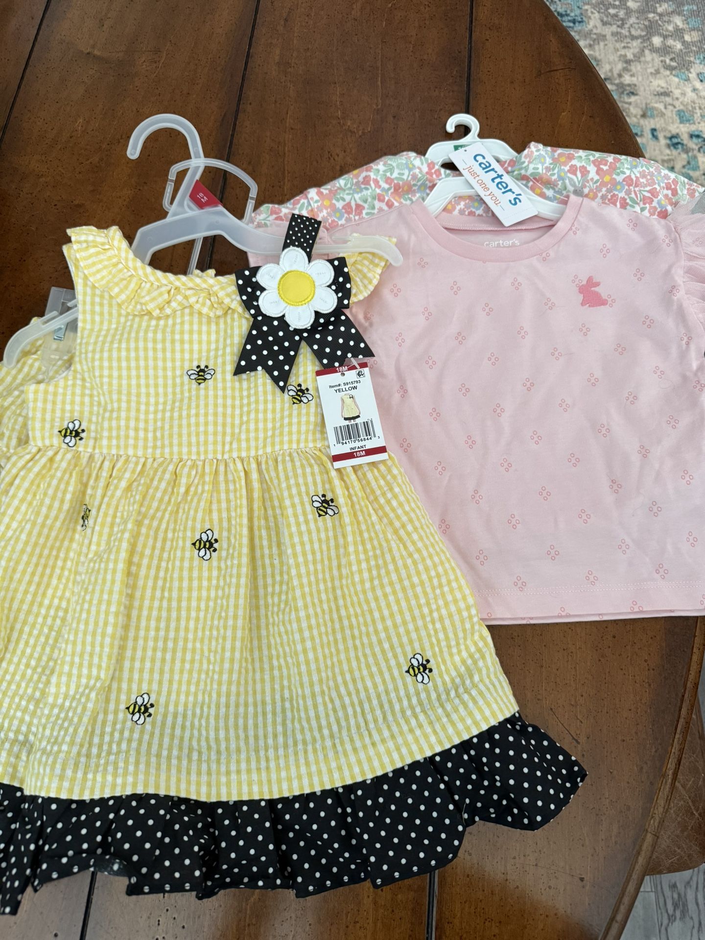 Brand new girls 18 months outfits one two-piece outfit two shirts comes from a smoke free home. Feel free to combine listings to save on shipping.