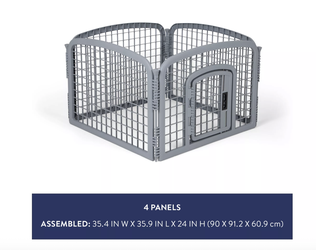 Brand new Top Paw (Petsmart) 4 panel Playpen