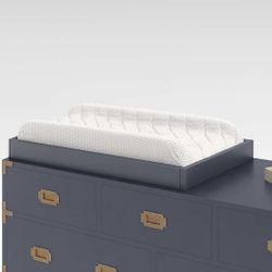 Crate & Barrel Navy Changing Table Topper 