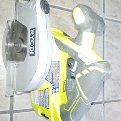 Ryobi 18v Cordless Circular Saw With Battery In Excellent Working Condition 