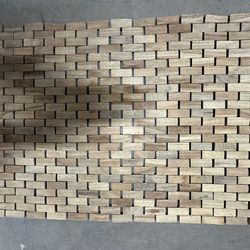 Teak Floor Mat, Excellent Condition