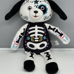 Spark Create Imagine Sugar Skull Rattle Crinkle  16" Baby Plush Day of the Dead