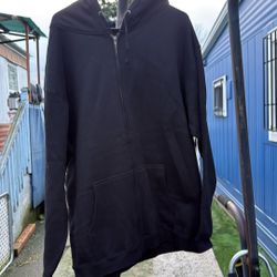Black Zippered Hoodies Size 3XL