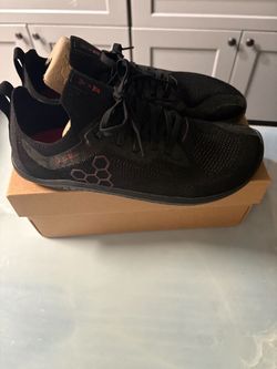 Vivobarefoot Black Knit Sneakers
