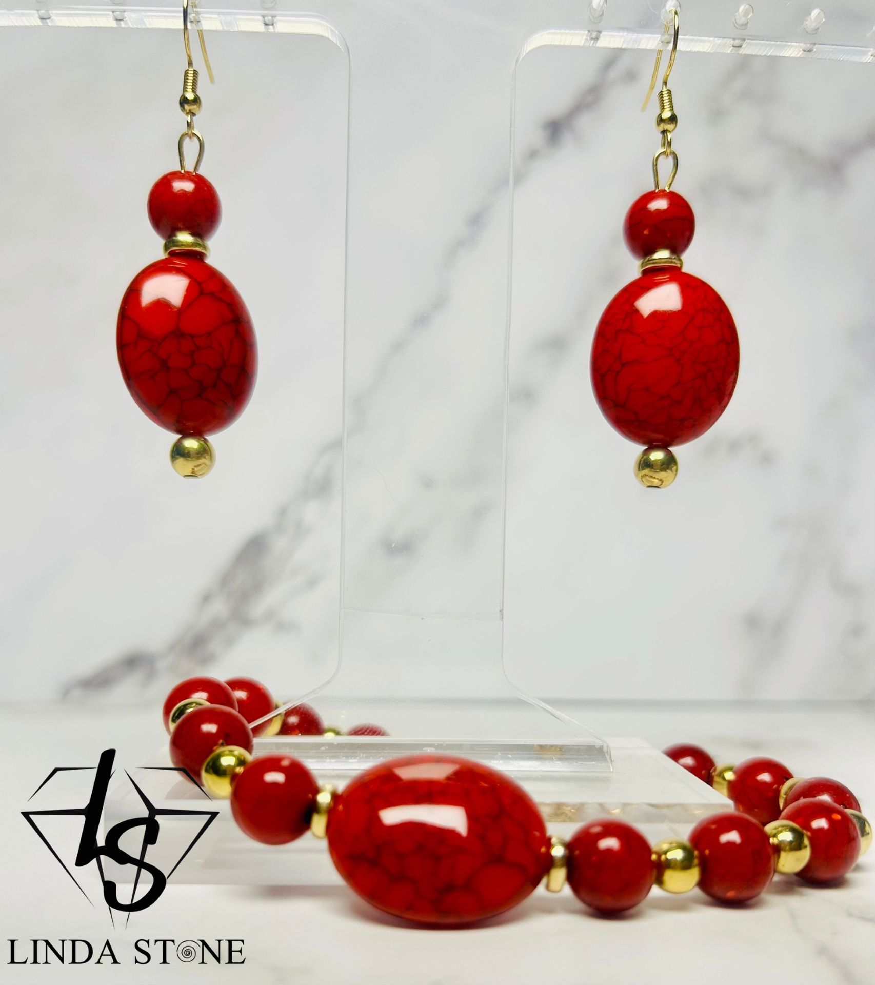 Bracelet With Matching Earrings 