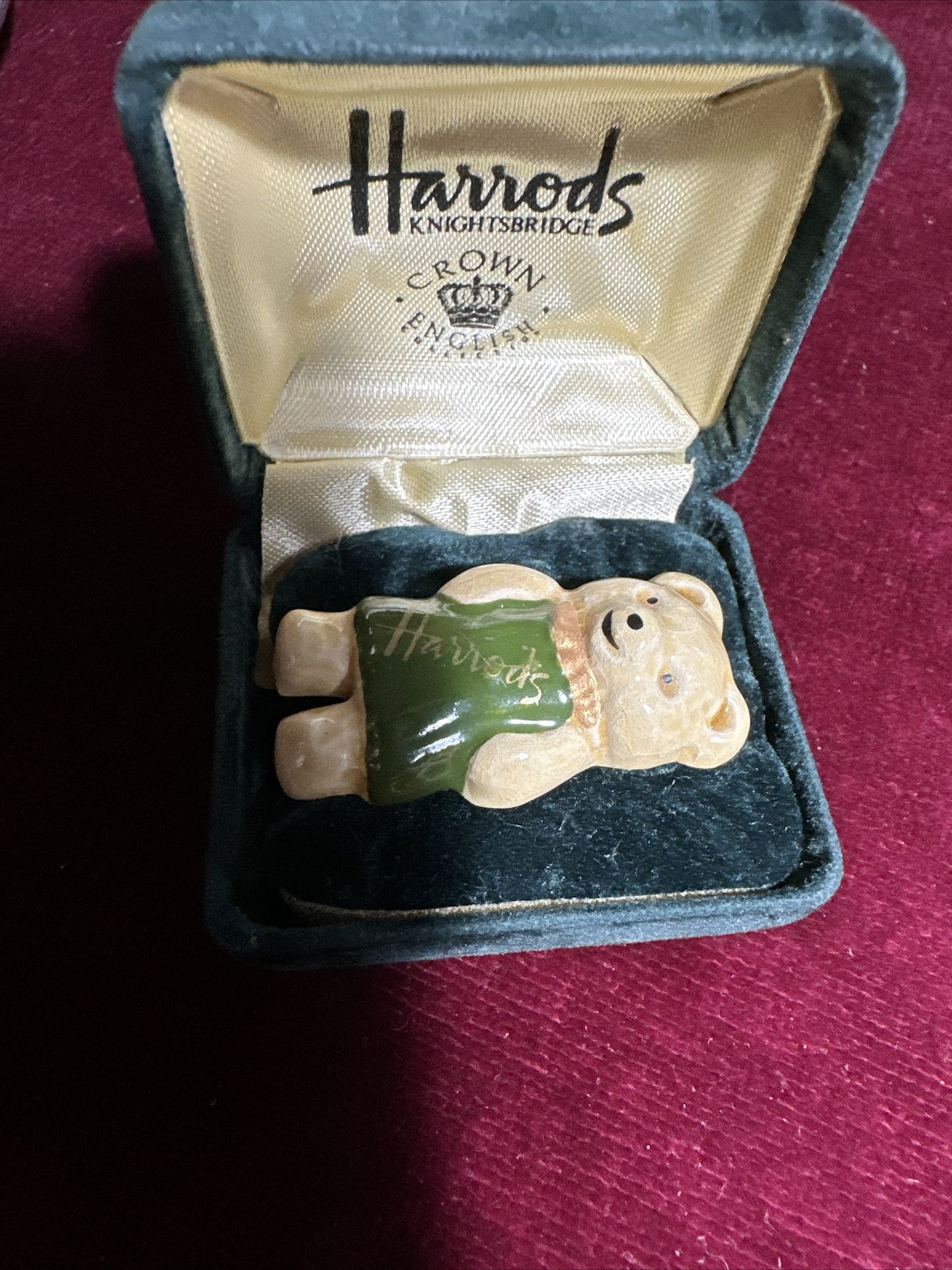 Vintage Harrods Pin With Original Box