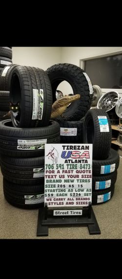 205 65 15 BRAND NEW TIRE TIRES $59 EACH $236 SET