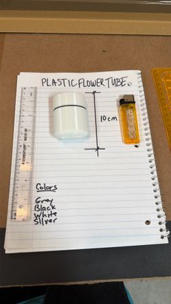 3D Printed Plastic “Flower” Tube