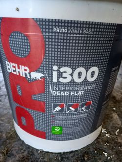 5 gallons Interior Flat white paint