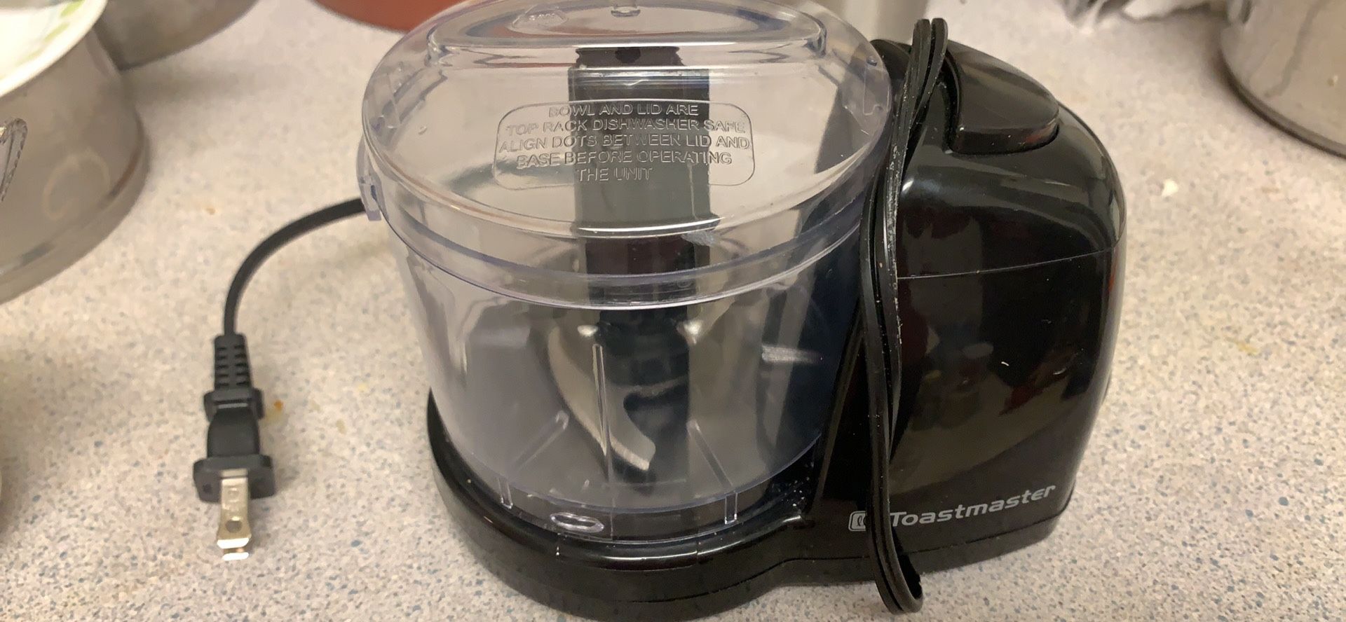 1 Cup Food Processor Toastmaster