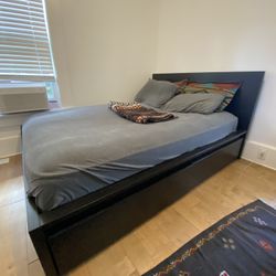 IKEA Malm Queen bed frame 