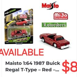  Maisto 1:64  1987 Buick Regal Collectible 