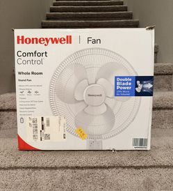 (Like New) Honeywell Remote Controlled Stand Fan (Adjustable Height)