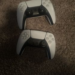 Two Ps5 Controllers 
