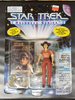 STAR TREK Holodeck Series Counselor Deanna Trio as DURANGO Figure Playmates 