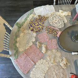 Vintage Hand Crochet Doilies