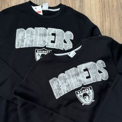 New Men’s Size Large Raiders Nike Crewneck Sweatshirt