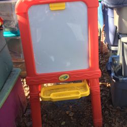 Nice Little Tykes Chalkboard In Dryer Race Board Easel Only $25