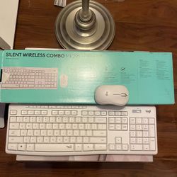 Silent Wireless Keyboard With Mouse Logitech