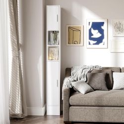 Brand New Narrow Bathroom Storage Cabinet 