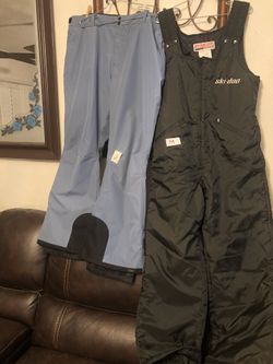 MENS AND WOMENS SNOW  BIB AND PANTS 