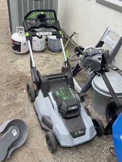 A bundle EGO lawn mower and Weed whacker (2 for 1)