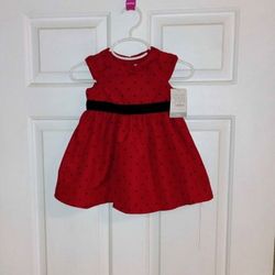 6 Months Dress • New, Just One Year Made By Carter's 