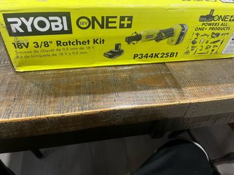 Ryobi 18V ONE+ 3/8" Ratchet Kit P344K2SB1