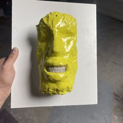 Art face sculpture