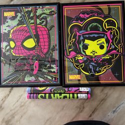 Funko pop black light posters