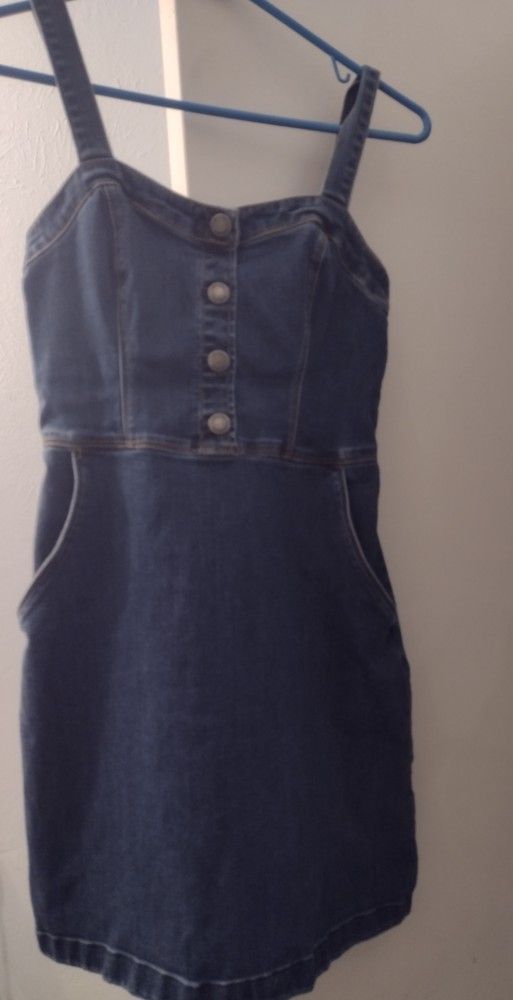 Hollister Denim Dress Sz XS